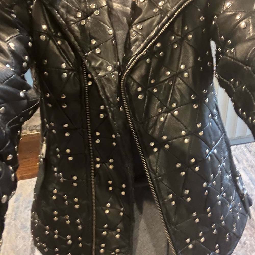 Coolest, Studded , Leather Jacket - image 6